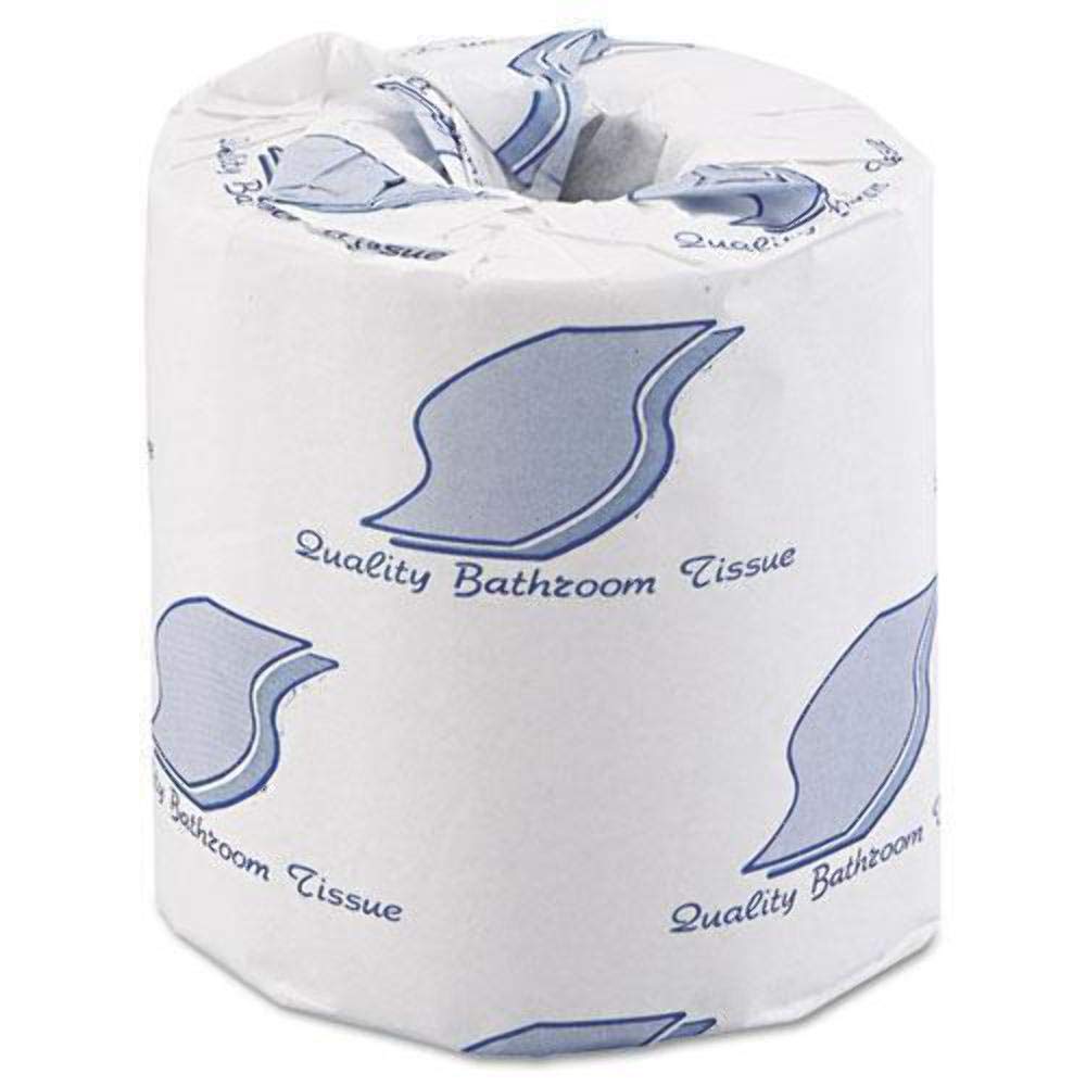 Premium GEN 238 2-Ply White Bathroom Tissue - 500 Sheets per Roll, 96 Rolls per Carton (Bulk Pack) - Ideal for Homes, Offices & Commercial Restrooms