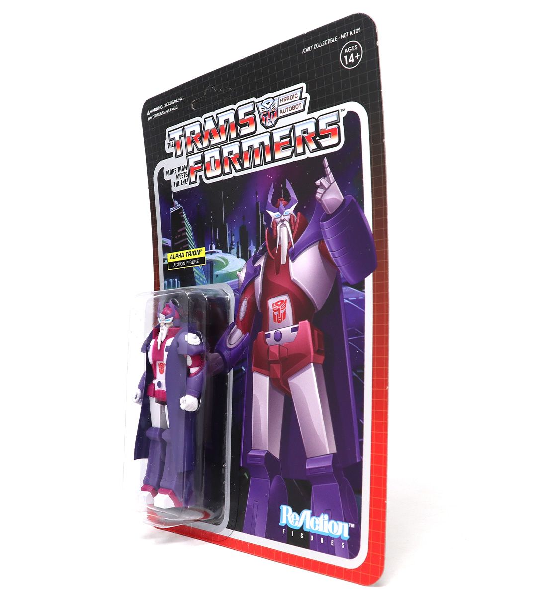 Alpha Trion Transformers Wave 2 ReAction Figure - Collectible Action Figure for Fans & Display - Perfect for Toy Collections, Gifts, and Home Decor