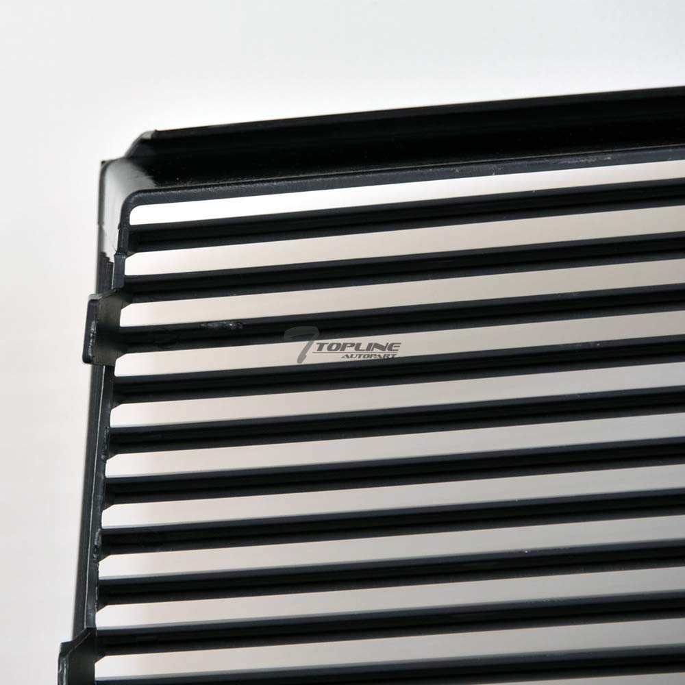 2005-2009 Ford Mustang V6 Glossy Black Front Bumper Grille Replacement - Horizontal Style for Enhanced Airflow & Sporty Look | Perfect for Car Upgrades, Auto Shows & Mustang Enthusiasts