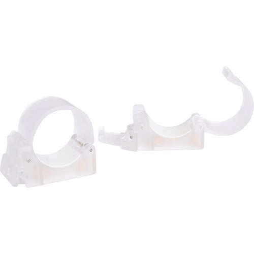 Nanlite PavoTube Transparent Polycarbonate Mounting Clip with Dual 1/4-20 Threads - Perfect for LED Tube Light Mounting on Stands, Walls & Ceilings