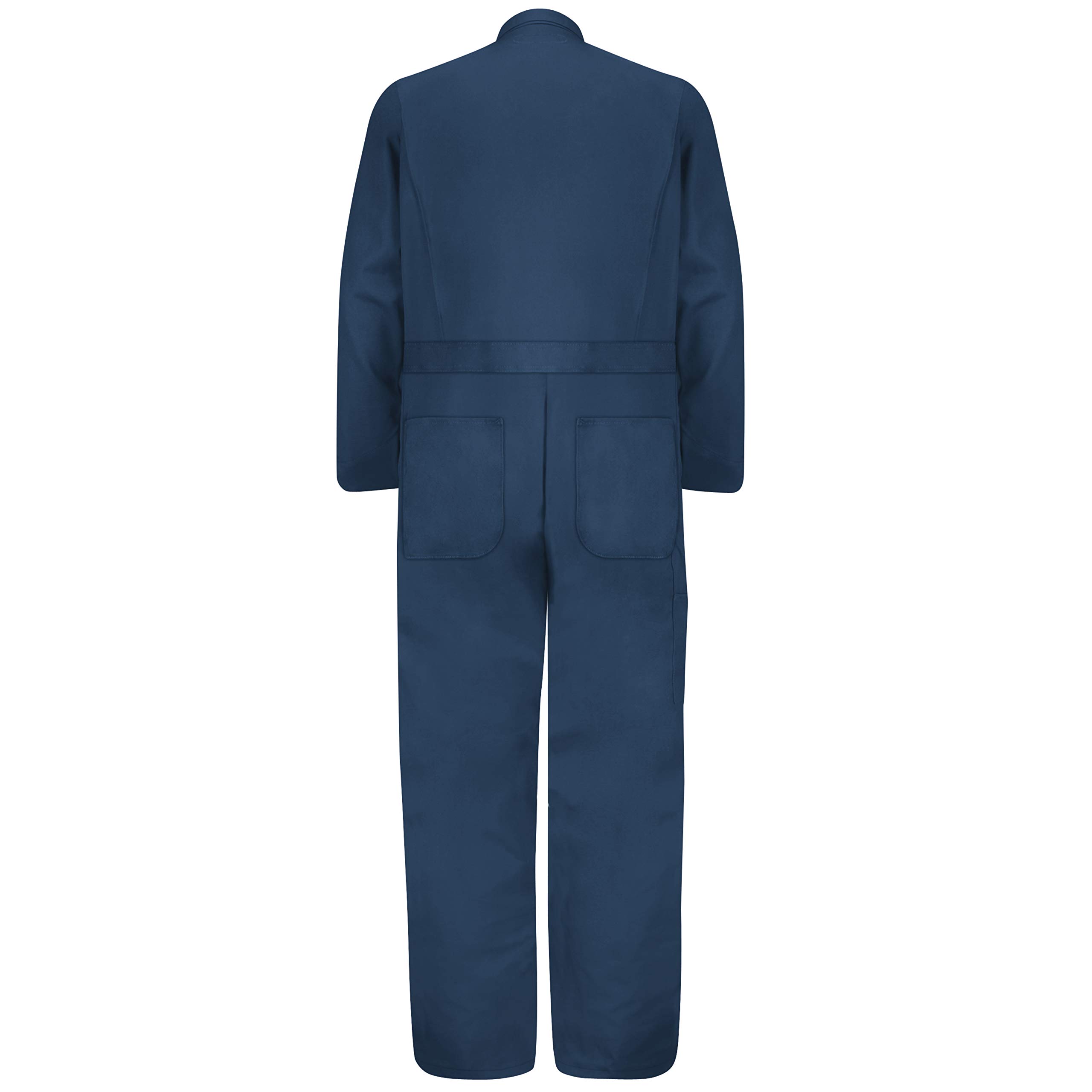Red Kap Men's Button Front Cotton Coverall - Durable Workwear for Mechanics, Painters & Industrial Use | Comfortable & Breathable for Long Shifts