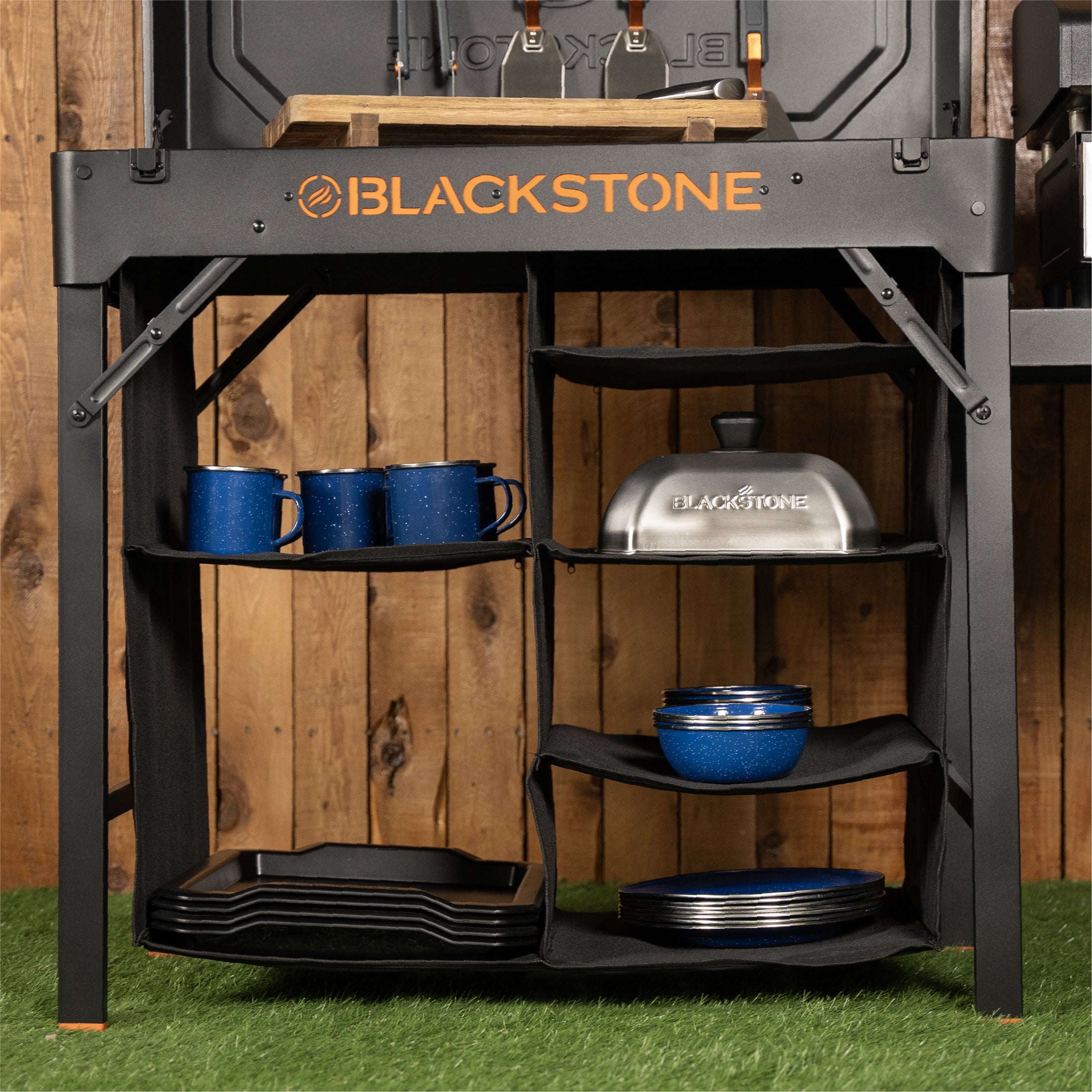 Portable Serving and Storage Prep Cart - Ideal for Catering, Buffets, and Kitchen Organization | On-the-Go Food Service Solution