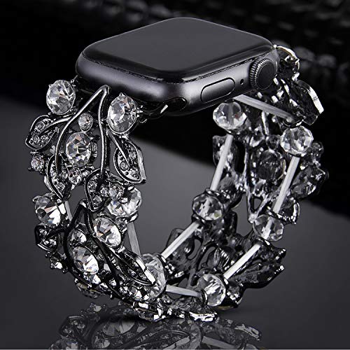 Black With Crystal