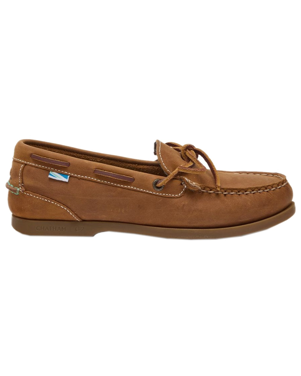 Chatham Women's Olivia G2 Premium Nubuck Slip-On Deck Shoes - Comfortable Boat Shoes for Sailing, Casual Wear & Outdoor Activities