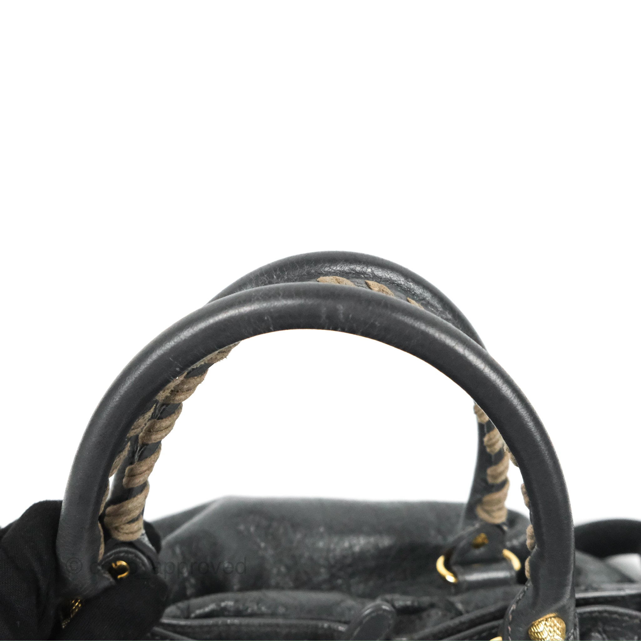 Balenciaga Classic City Bag in Dark Grey Calfskin with Gold Hardware - Perfect for Everyday Use, Work & Travel