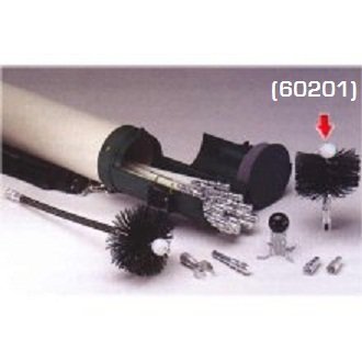 Chimney 60201 14 Inch Dryer Vent Cleaning Brush with Female ButtonLok End - Lint Removal Tool for Dryer Ducts & Ventilation Systems