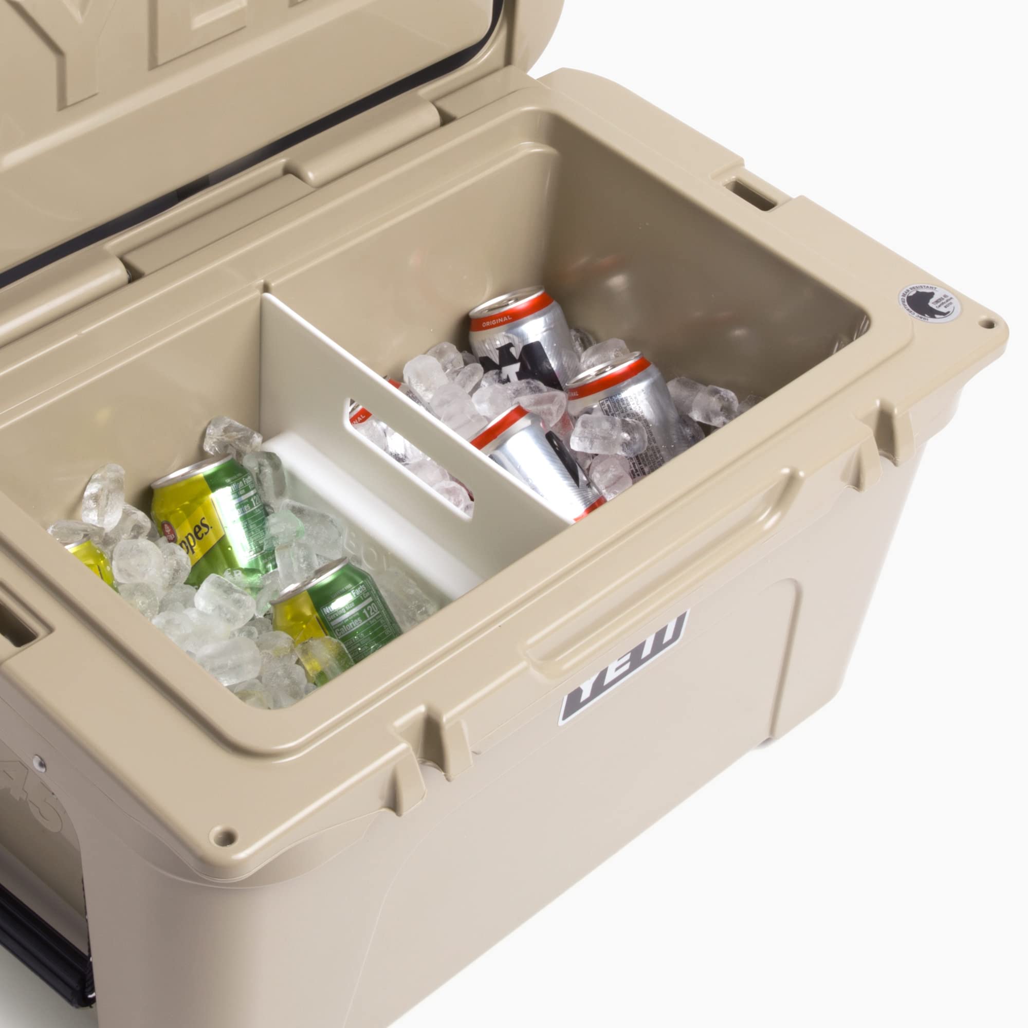 Freezable Ice Pack Divider for YETI Tundra Coolers - Fits YETI Haul, 35, 45, 65 Models - Premium Cooler Accessories for Camping, Fishing & Outdoor Adventures - Reusable Cooler Organizer for Food & Drinks Storage