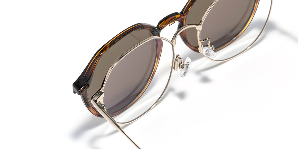 JINS Switch FASHION Metal Frame Glasses - Lightweight & Durable Eyewear for Men & Women | Perfect for Work, Driving & Outdoor Activities