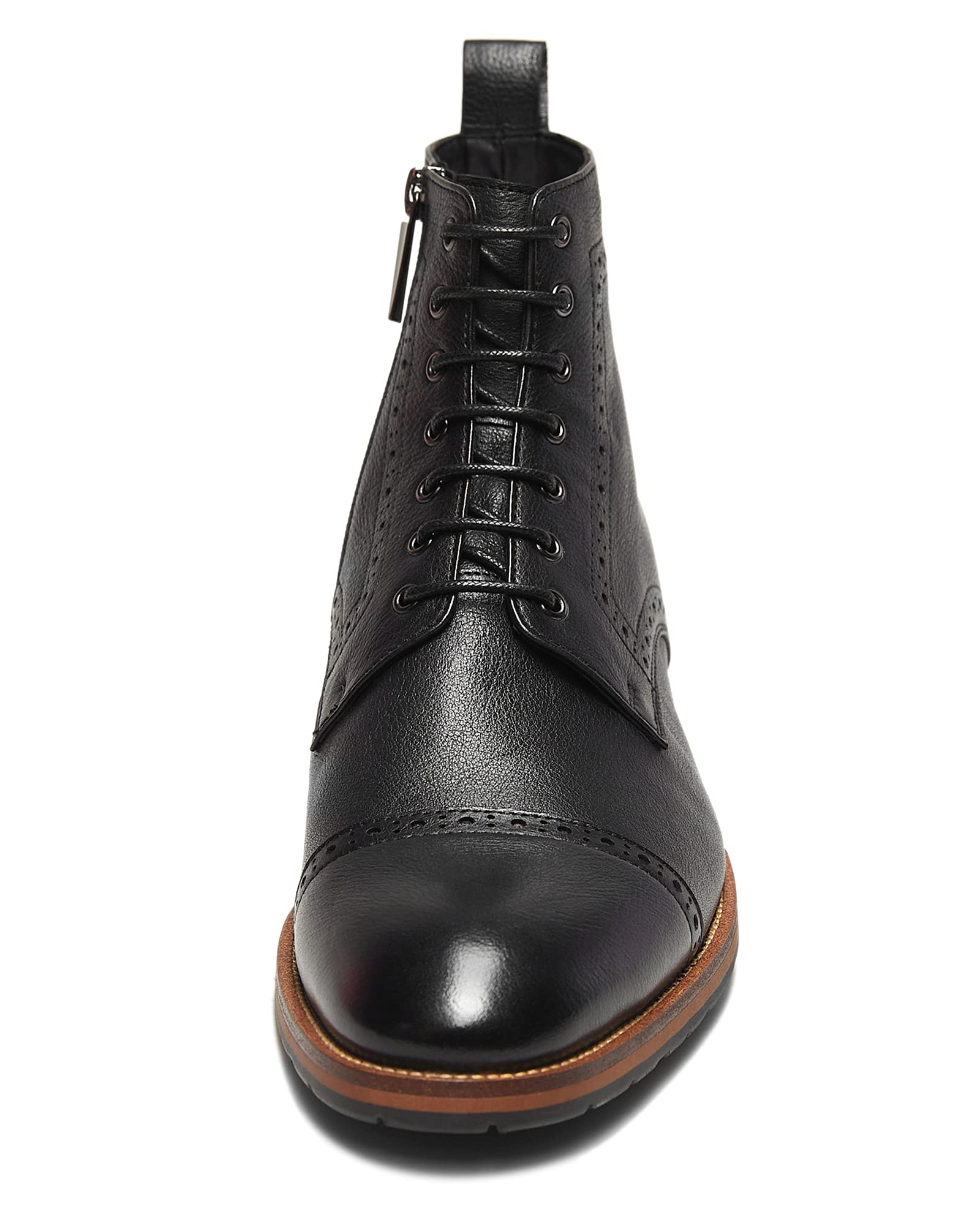 **Men's Genuine Leather Motorcycle Boots - Combat, Casual & Work Boots for Riding, Outdoor & Daily Wear**