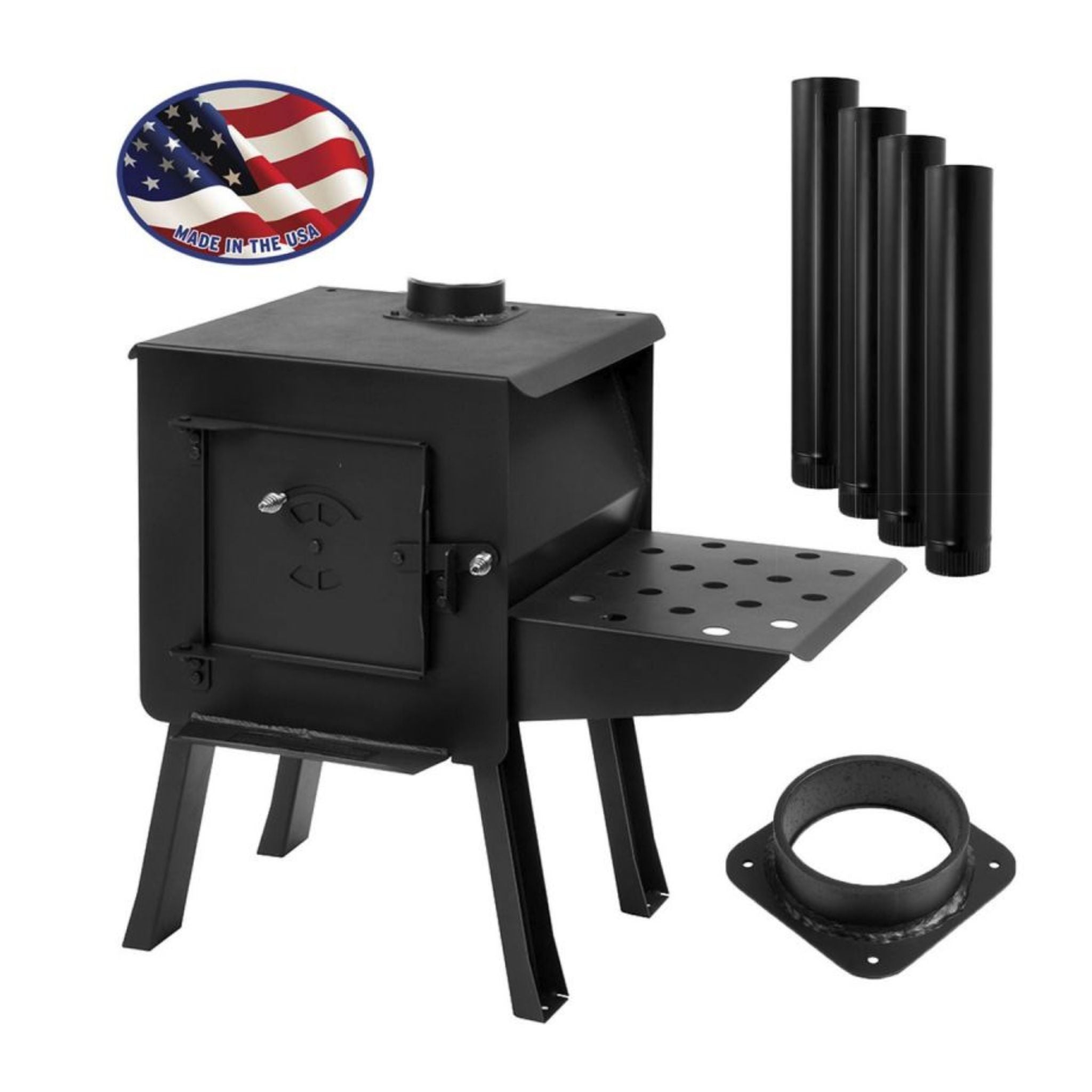 **Englander Black Bear Kit Camp Stove ESW0033 - Portable Wood Burning Stove for Camping, Hiking & Outdoor Cooking**