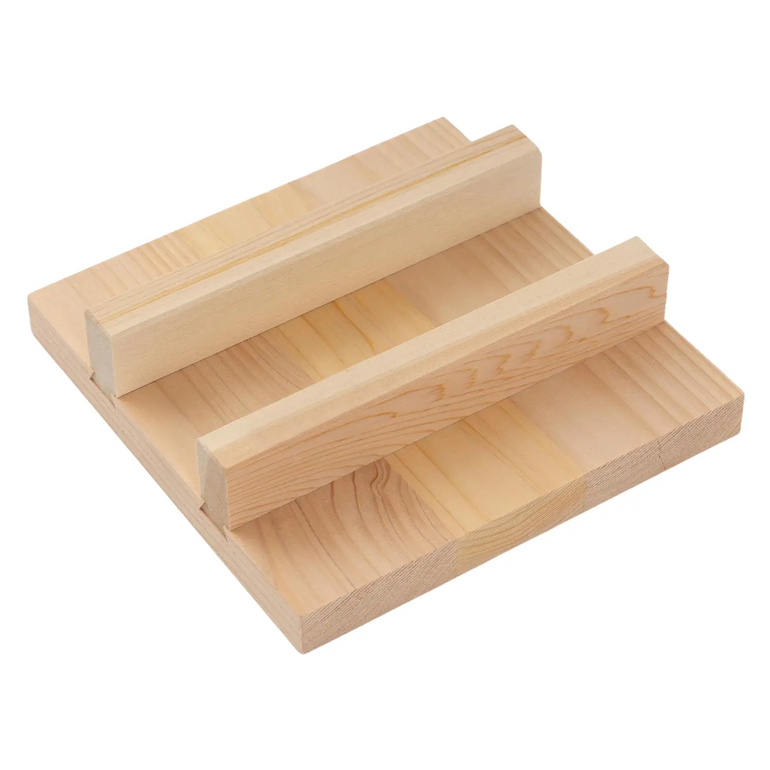 Premium EBM Sawara Cypress Wooden Lid for Square Omelette Pan - Natural Japanese Wood Cover for Nonstick Frying Pans, Perfect for Kitchen Cooking & Serving Dishes