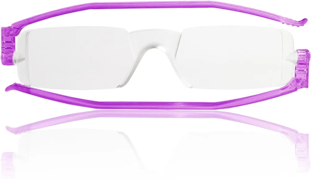 360 Degree Rotating Arms Folding Reading Glasses with Blue Light Blocking - Perfect for Computer Work, Reading & Office Use