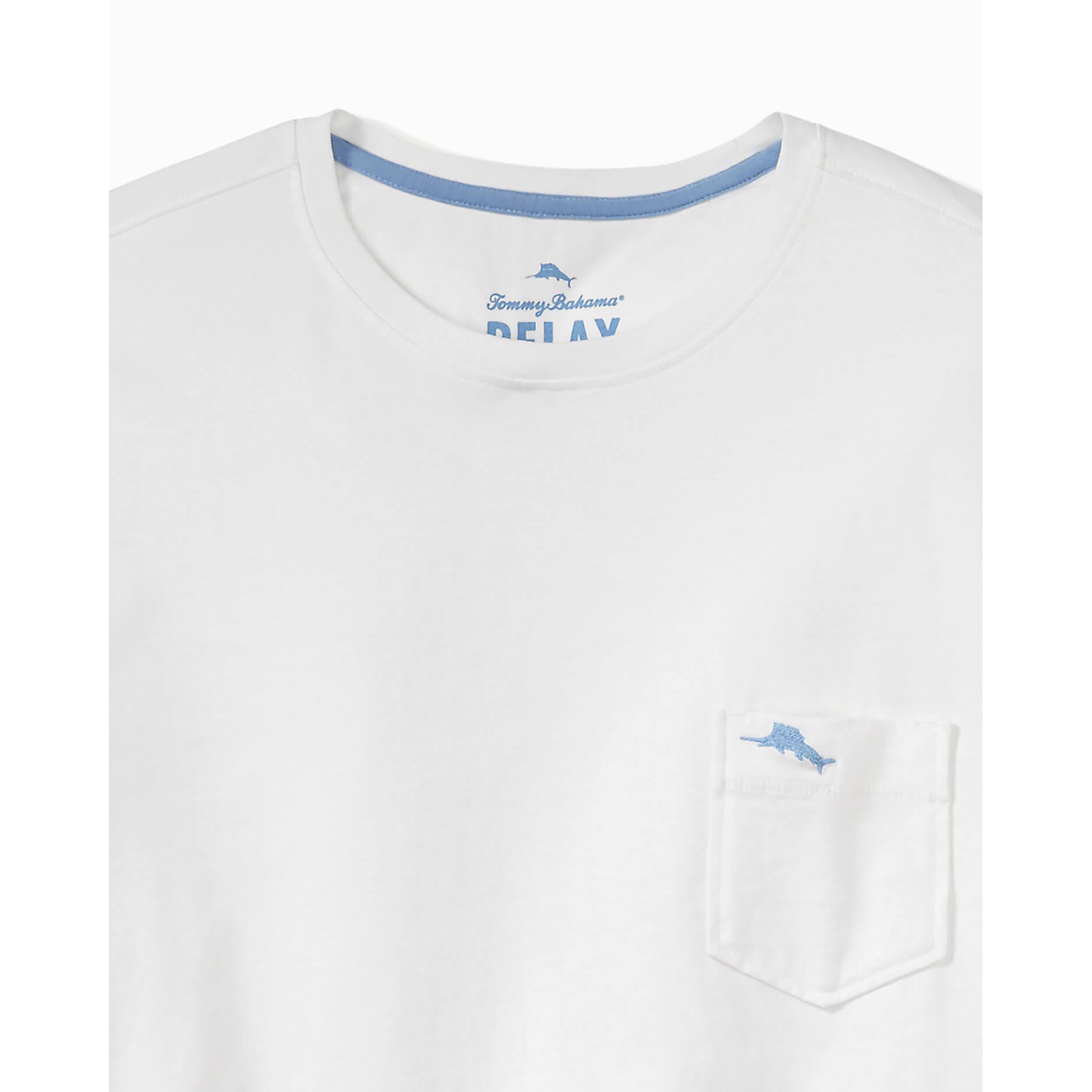 Tommy Bahama Big & Tall New Bali Skyline T-Shirt for Men - Comfortable White Cotton Tee for Casual Wear, Beach Outings & Summer Vacations