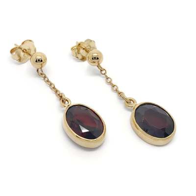 The Timeless Elegance of Vintage Garnet Earrings