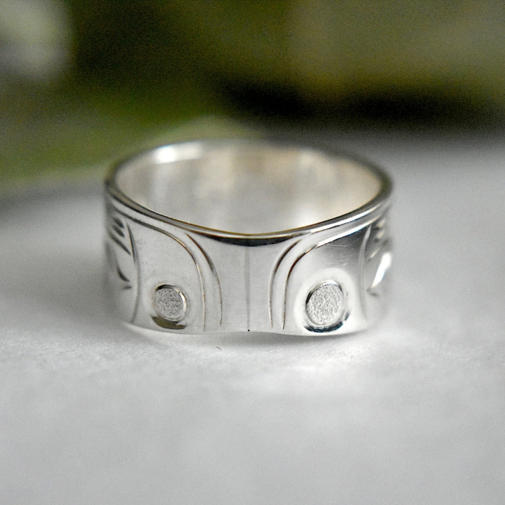 Flat & Tapered Gold Overlay Ring by Joe Descoteaux - Elegant Minimalist Jewelry for Women, Perfect for Everyday Wear, Special Occasions & Gifts