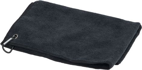 Premium Barista Black Microfiber Cleaning Cloth 19.7