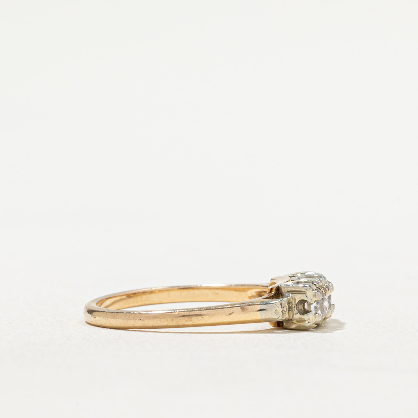 0.44ctw Three Stone Diamond Ring - Size 5.75 | Elegant Engagement & Wedding Band for Women | Perfect for Proposals, Anniversaries & Special Occasions