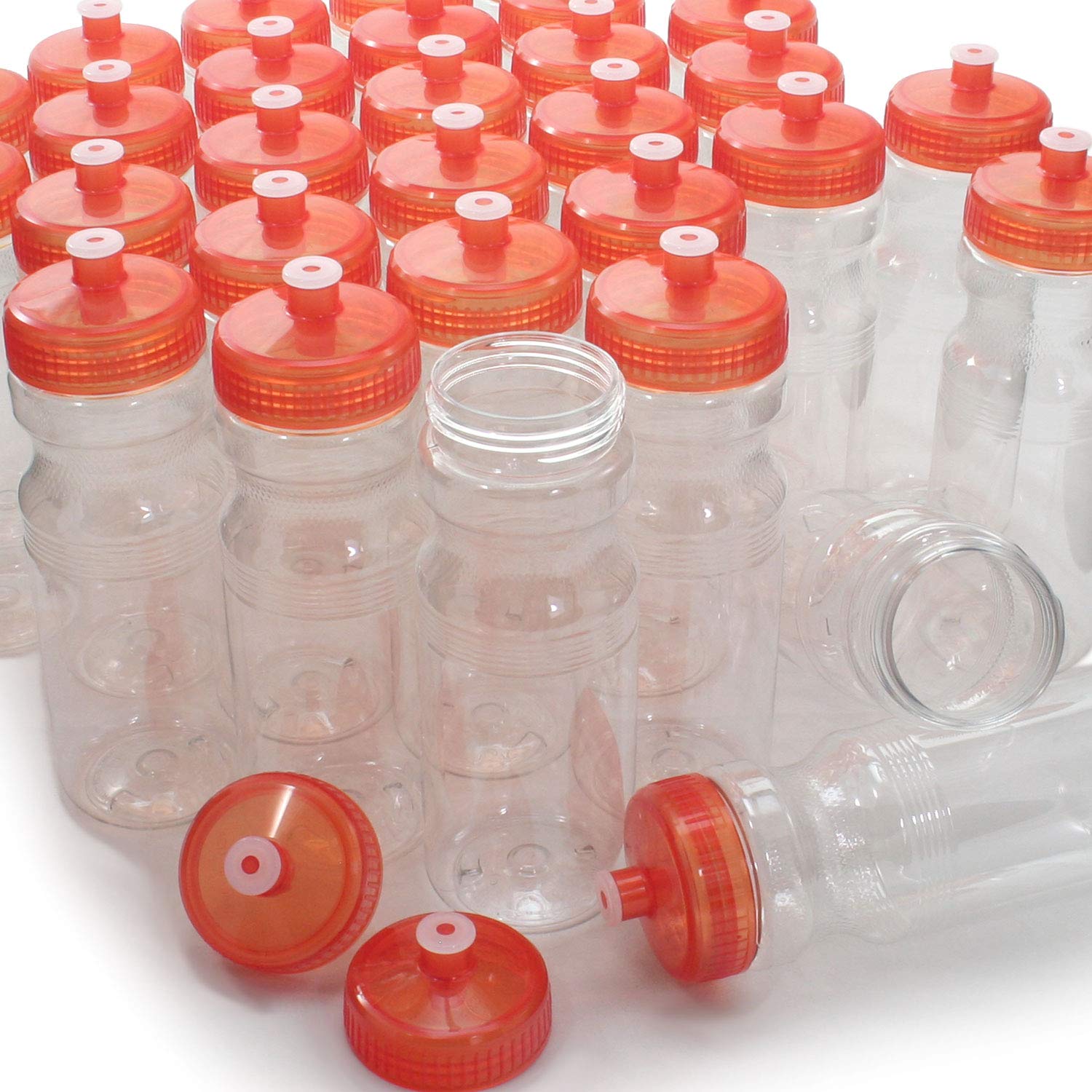BPA-Free 24oz Water Bottles Bulk Pack of 100 - Rolling Sands USA Made - Ideal for Schools, Gyms, Offices & Outdoor Activities