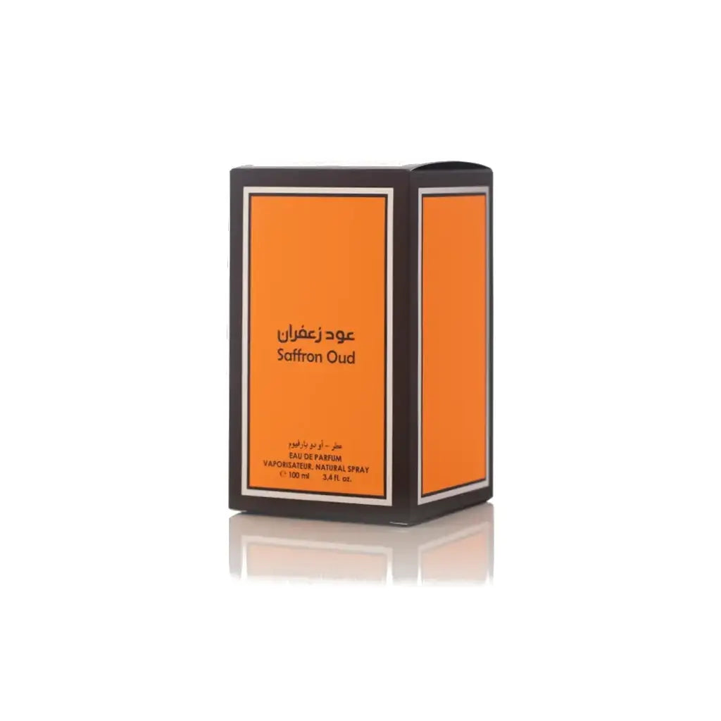 Premium Saffron Oud Eau de Parfum 100ml - Luxury Unisex Perfume for Men & Women, Long-Lasting Fragrance for Date Night, Special Occasions & Daily Wear