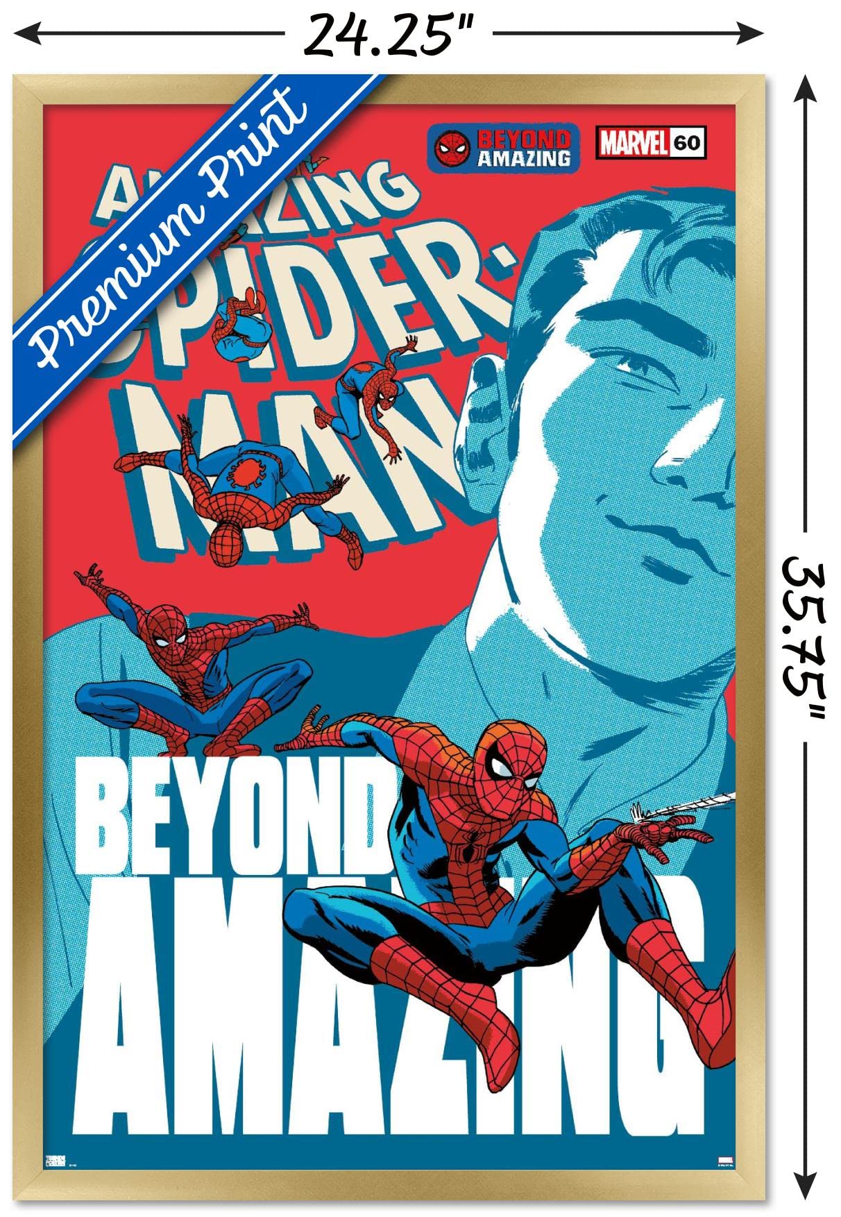 Trends International Marvel Comics Spider-Man: Beyond Amazing - Peter Parker Cover Wall Poster, 34