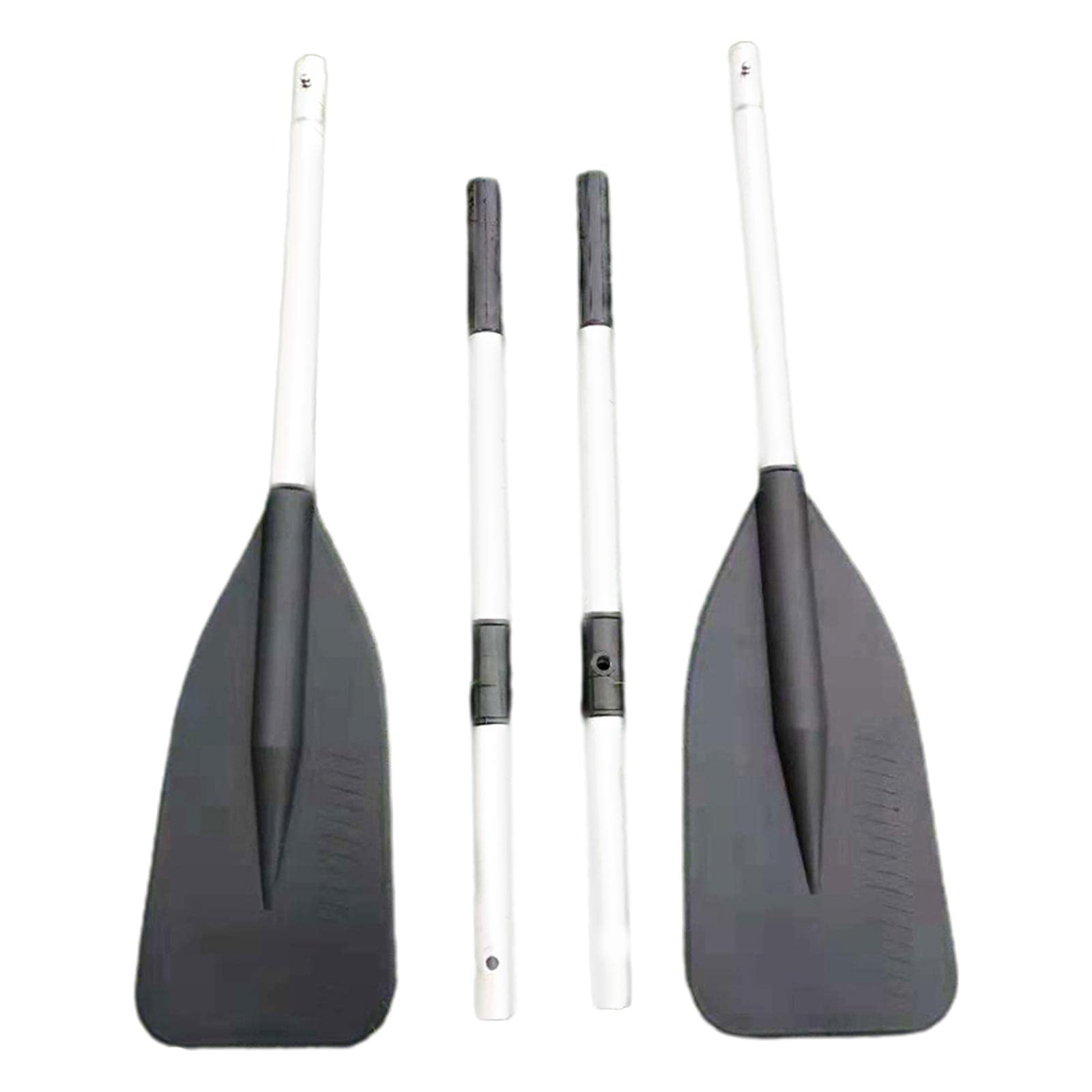 Colaxi 2-Pack Aluminum Alloy Kayak Paddles - Removable, Packable & Durable SUP Paddles for Kayaking, Canoeing, Surfing & Stand Up Paddleboarding - Perfect for Lakes, Rivers & Ocean Adventures (Black)