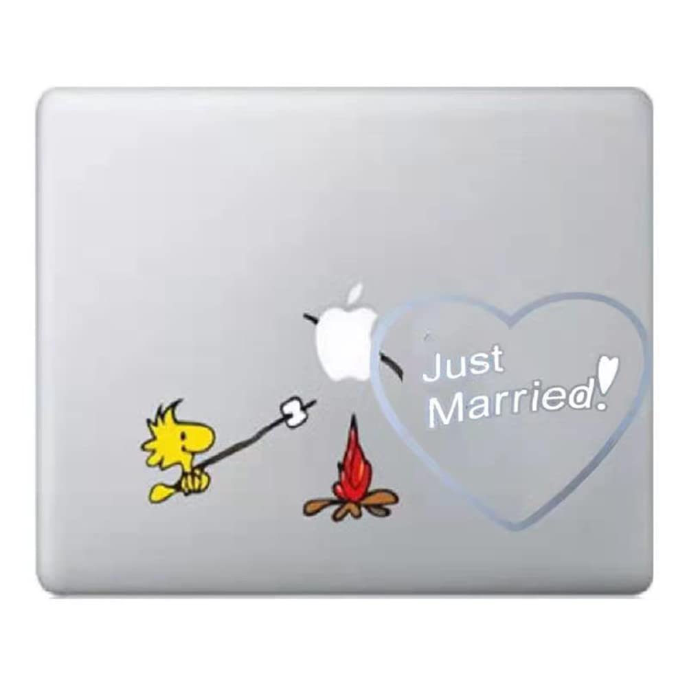 Just Married Car Decal - Silver White 7