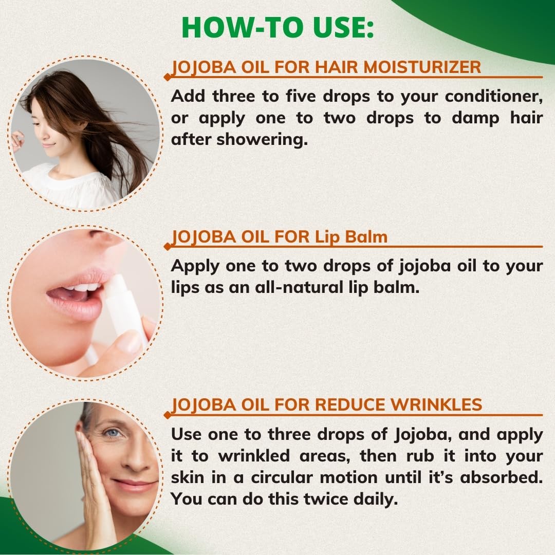 Essencia Naturally in Every Drop - Organic Cold Pressed Rosehip & Jojoba Oil Set (2 Pack) for Face Glow, Wrinkles, Acne Prone Skin, Healthy Nails & Massage | Natural Skincare & Aromatherapy for Daily Beauty Routine