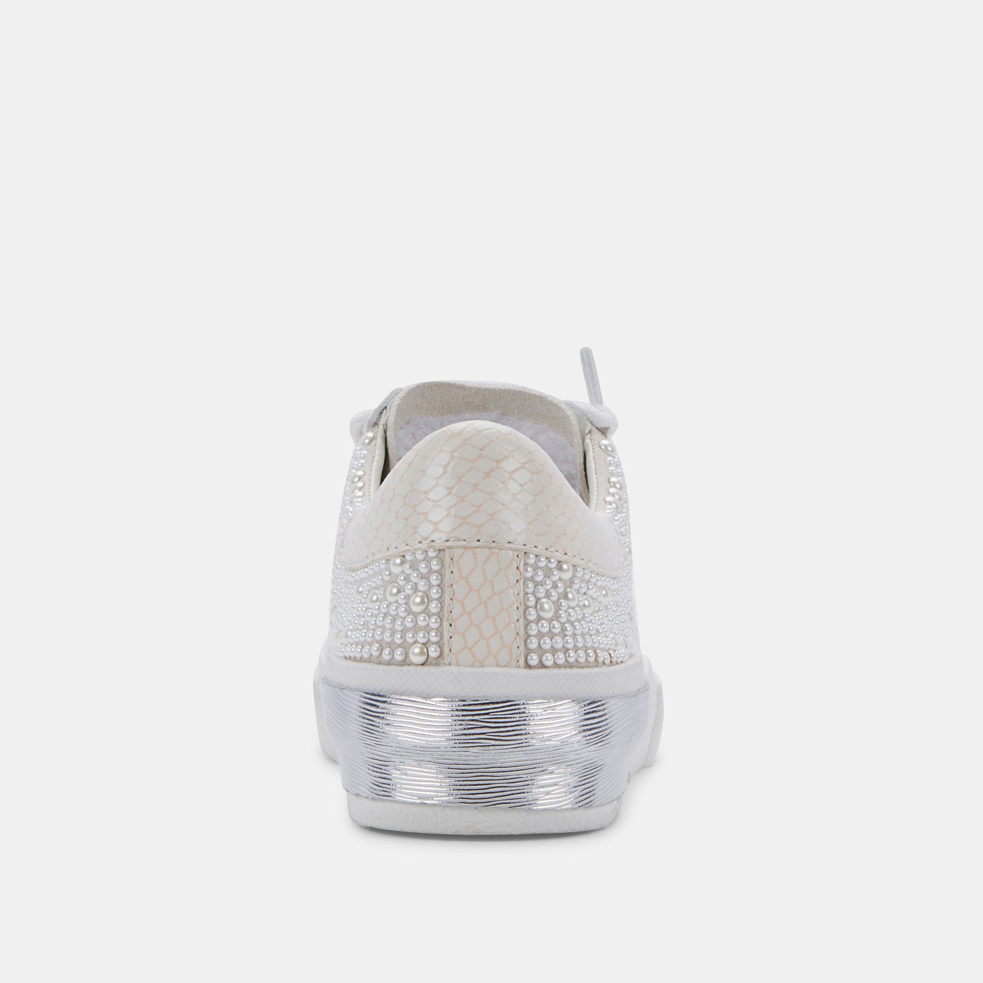 ZINA PEARL SNEAKERS VANILLA PEARLS - Women's Fashion Sneakers with Pearl Accents for Casual Wear & Street Style