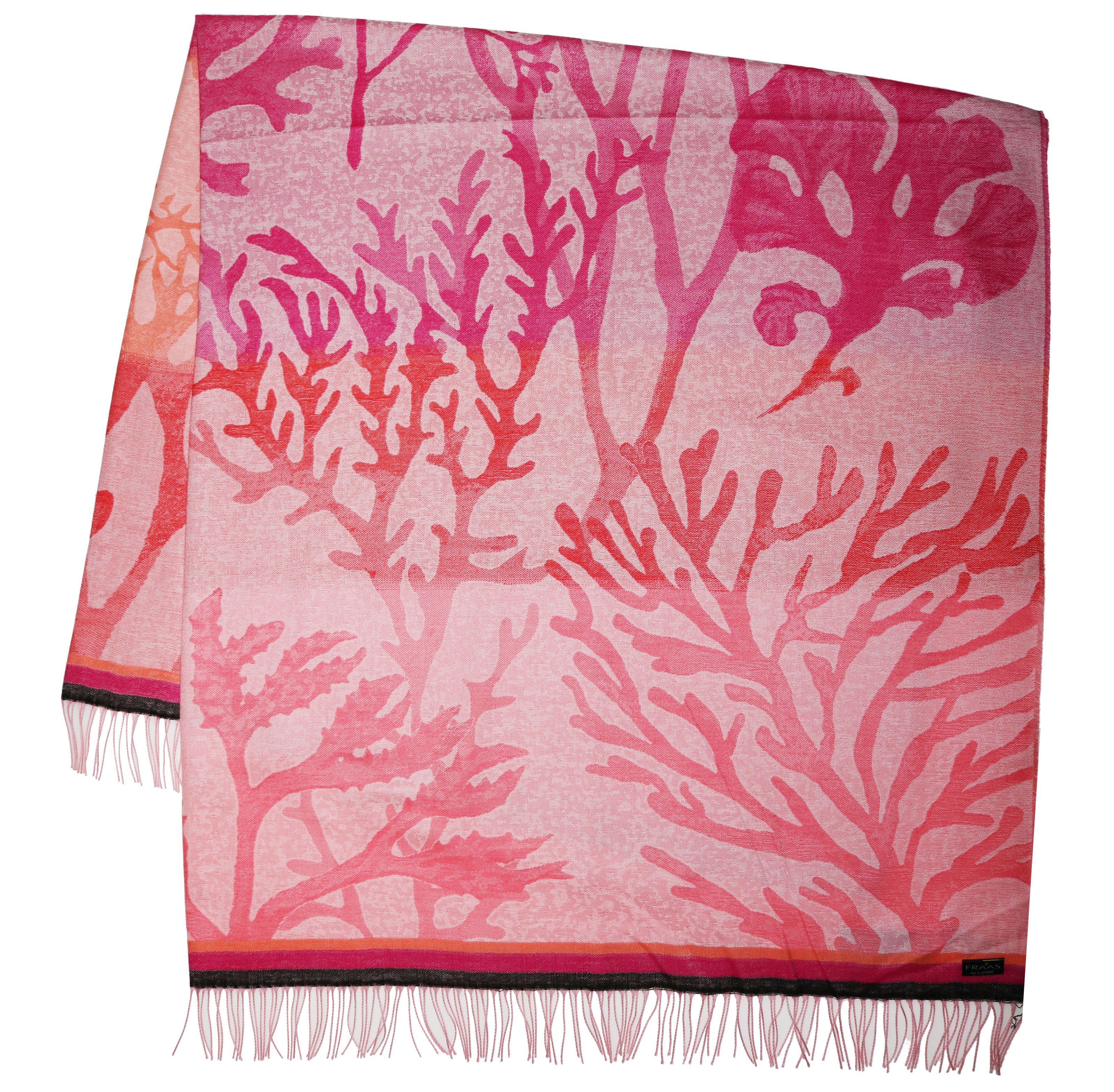 Luxury Coral Lightweight Woven Cashmere Throw Blanket - Soft & Cozy for Bed, Sofa, and Travel - Perfect for Gifts, Home Decor, and Winter Warmth