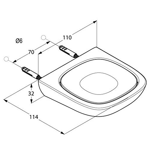 Amba Soap Dish with Drain Holes - Premium Ceramic Soap Holder for Bathroom, Kitchen Sink - Stylish & Functional Home Decor (Model 5398505) - Perfect for Showers, Vanities, and Countertop Organization