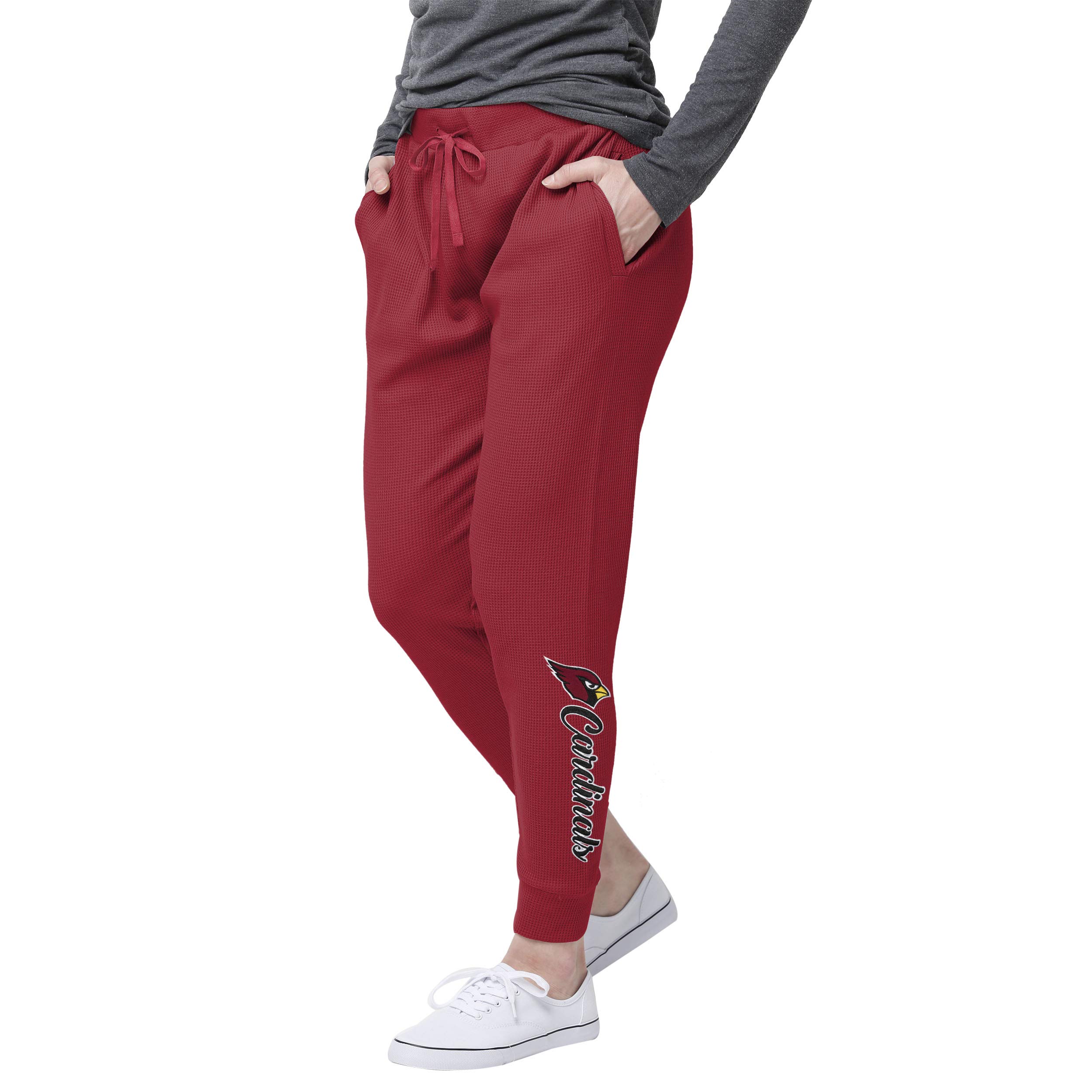 FOCO Women's Team Color Waffle Lounge Pants - Soft & Comfortable Fleece Pajama Bottoms for Relaxing at Home, Lounging, Sleeping & Yoga - Perfect Gift for Her