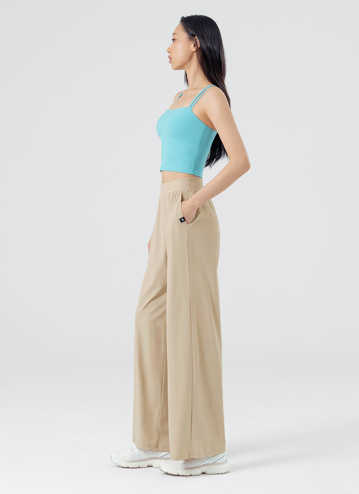 Air Freezer Wide Leg Pants for Women - Breathable Loose Fit Summer Trousers | Perfect for Yoga, Travel & Casual Wear