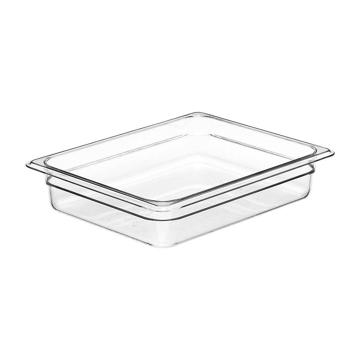 Cambro 22CW135 Camwear 1/2 Size Clear Food Pan - 2.5