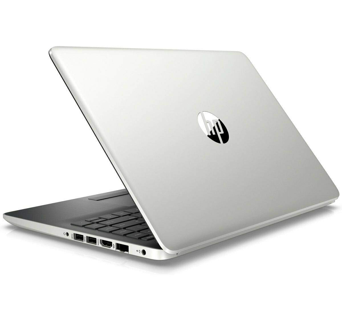 HP 14-inch High Performance Laptop - AMD Ryzen 3 3200U (2.6GHz up to 3.5GHz), Vega 3 Graphics, 4GB DDR4 RAM, 128GB SSD, WiFi, Bluetooth, HDMI, Windows 10 (Renewed) - Perfect for Students, Remote Work & Everyday Computing