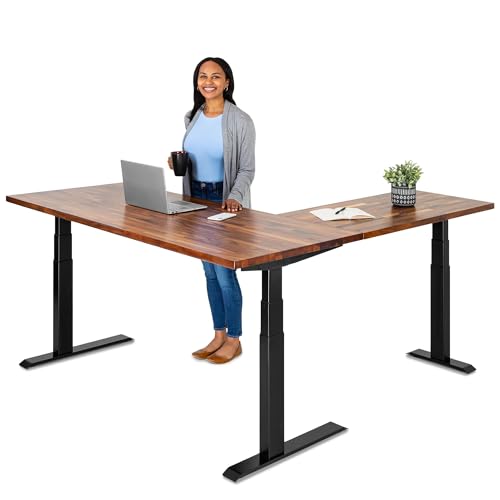 Black Frame/Solid Walnut Top