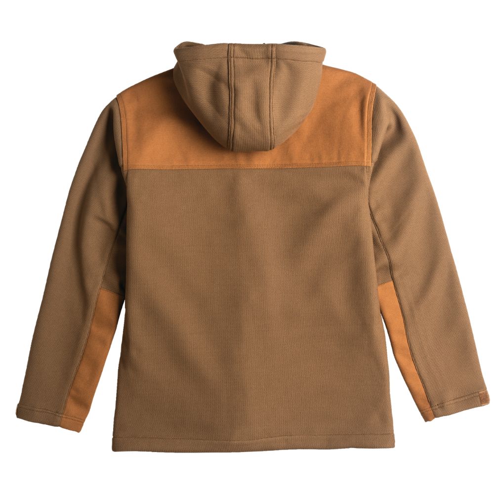Men's Rugged Flex Knit Work Jacket - Brown YJ12 | Durable & Comfortable for Outdoor Jobs, Construction & Casual Wear | Walls Bridgeport Collection