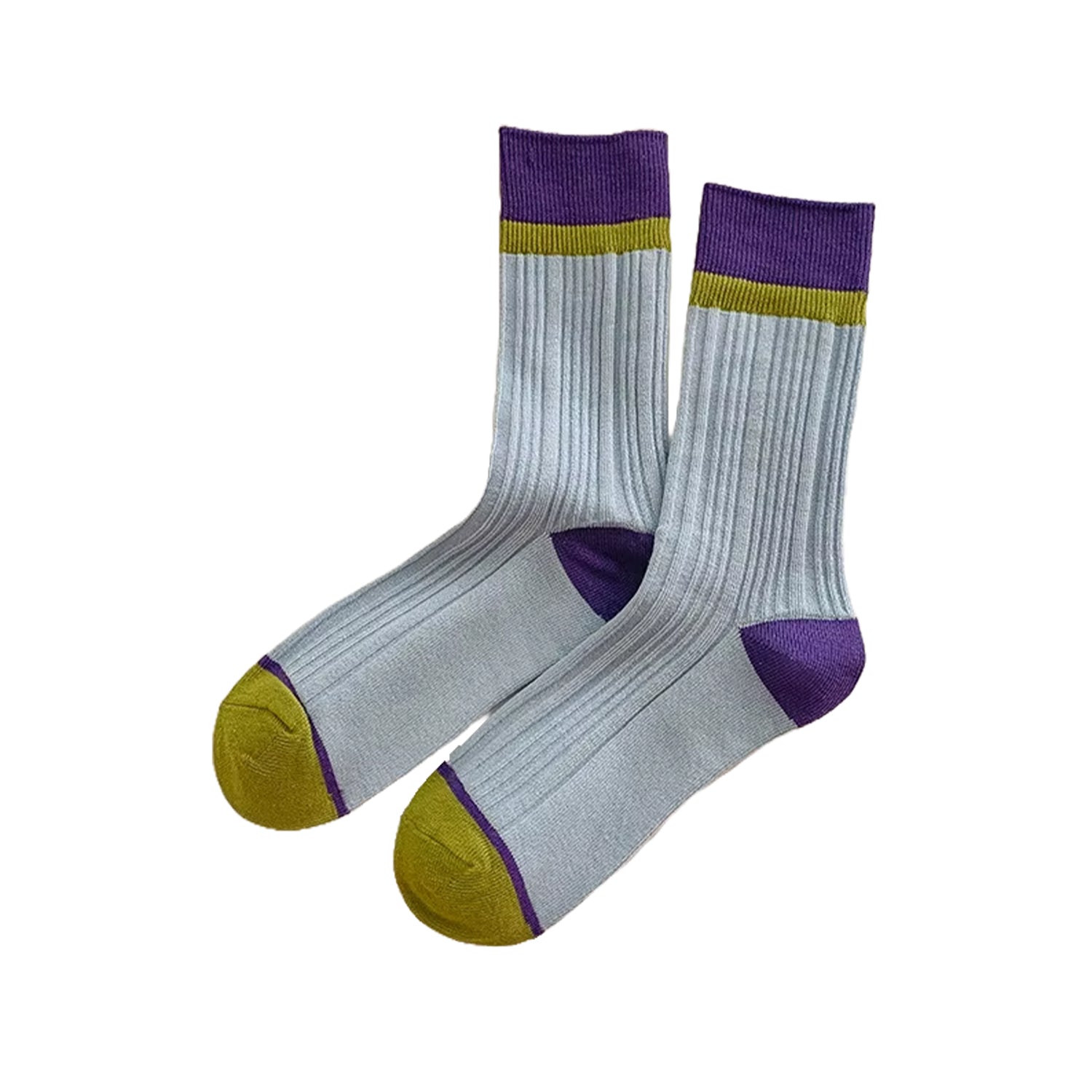 FLOOF Mod Sock in Meadow - Cozy Knit Socks for Women & Men - Perfect for Home, Office & Outdoor Activities