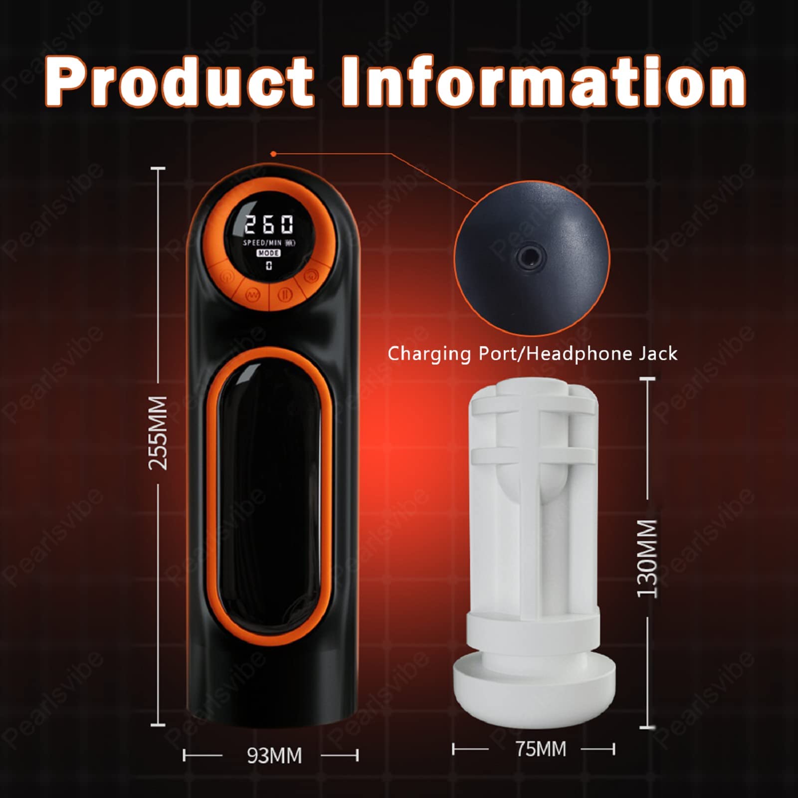Electric Male Masturbator with 10 Vibration & Thrusting + 4 Suction Modes - Realistic 3D Vagina Design Automatic Stroker Sex Toy for Men | Perfect for Solo Play, Couples Fun & Discreet Pleasure