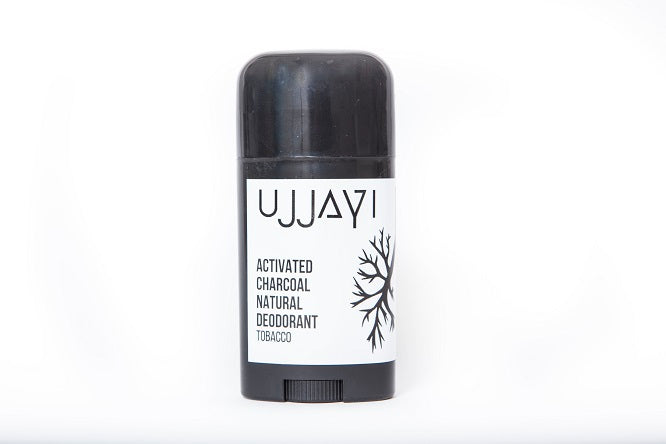 Natural Activated Charcoal Deodorant for Men & Women - Tobacco Scent | Odor Protection, Aluminum-Free | Perfect for Gym, Work & Daily Use