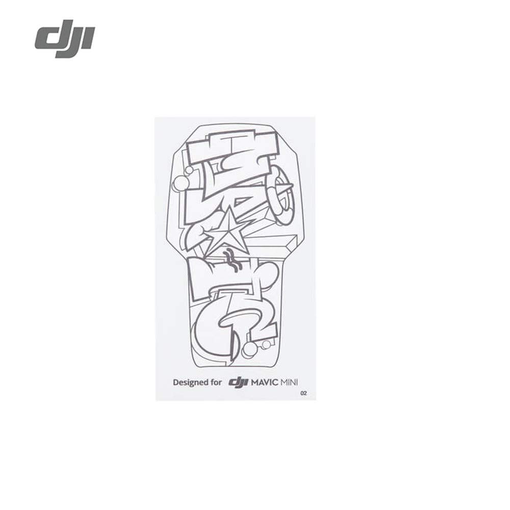 DJI Mavic Mini & Mini 2 DIY Creative Sticker Kit - Customizable Drone Skin Decals, Hand-Drawn Design Accessories for Personalization | Perfect for Travel Vlogging, Aerial Photography & Drone Enthusiasts