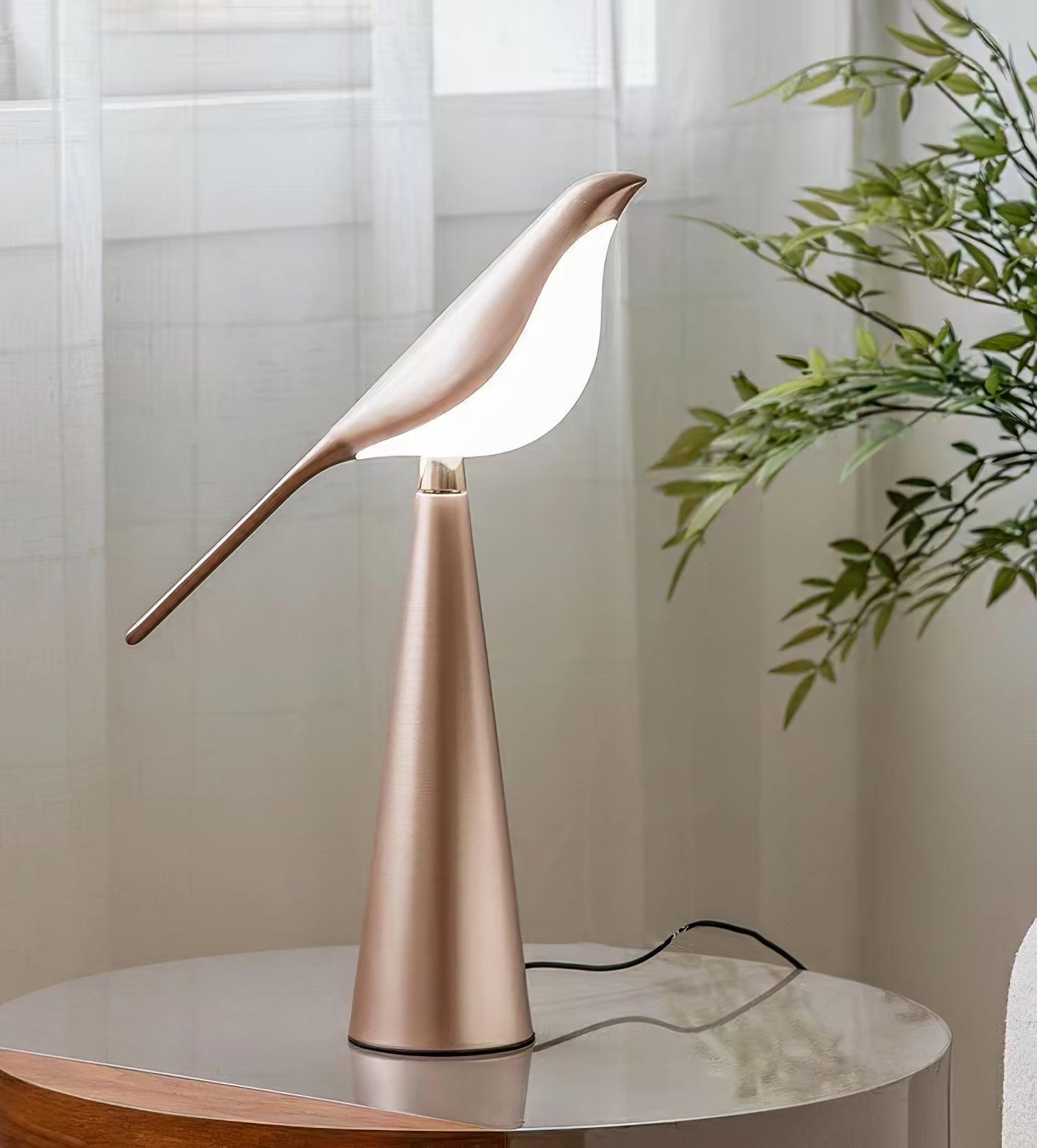 Stylish Magpie Art Table Lamp - Modern Decorative Lighting for Bedroom, Living Room & Office - Perfect for Reading, Working & Home Decor