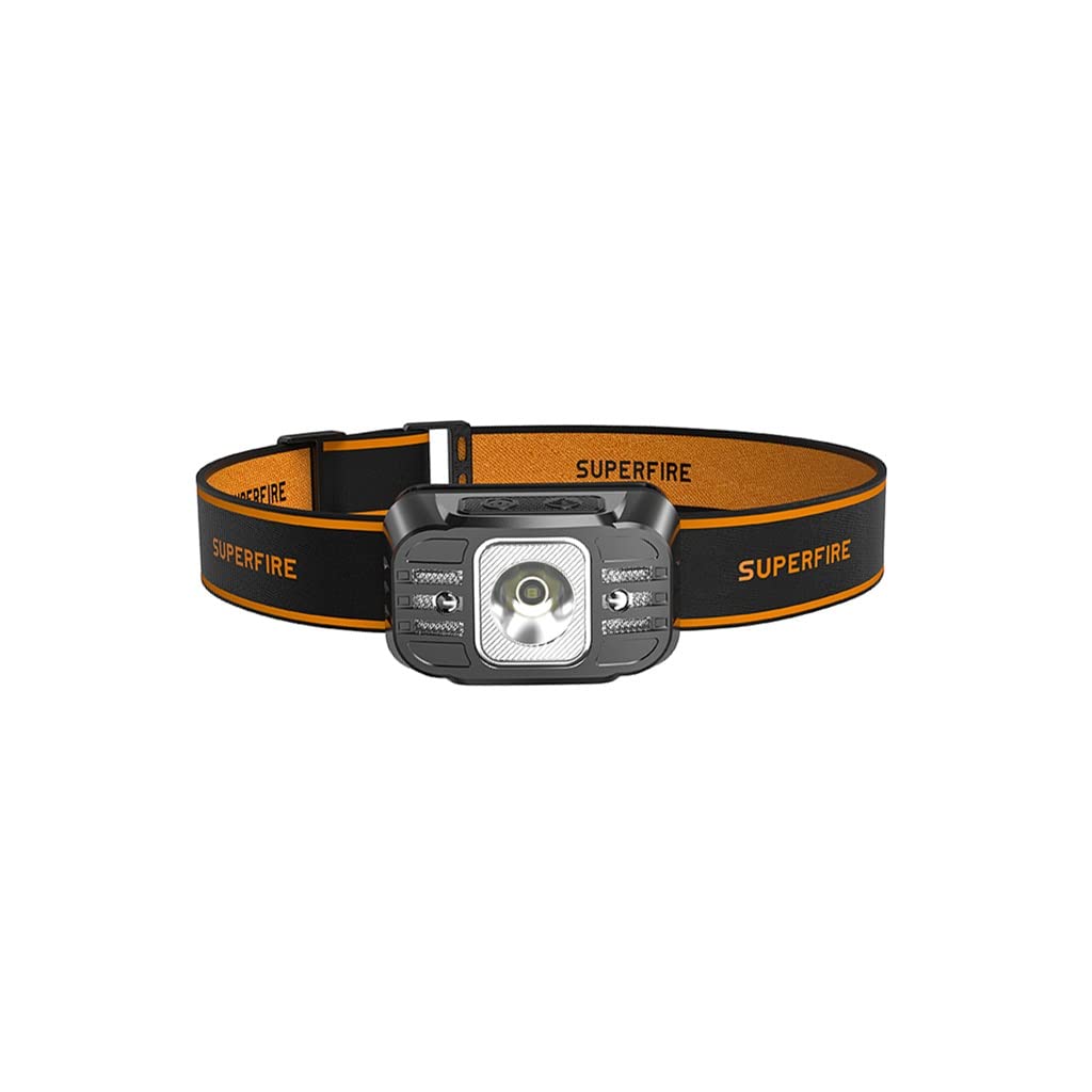 TONPOP HL75-X Rechargeable Headlamp - 1000 Lumens Waterproof LED Headlight for Fishing, Night Hunting, Camping & Mining | Long Battery Life & Adjustable Beam | Perfect for Outdoor Adventures (Black)