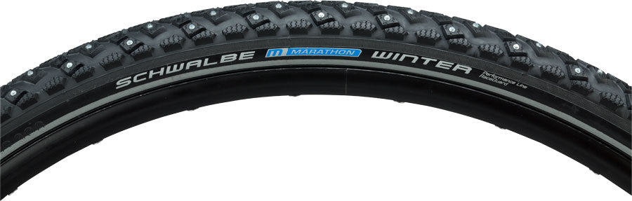 2 Pack Schwalbe Marathon Winter Plus Bike Tires 700x40 Clincher - Performance Line Winter Cycling Tires for Snow & Ice - Perfect for Commuting & Mountain Biking in Cold Weather (Model 11156448.02)