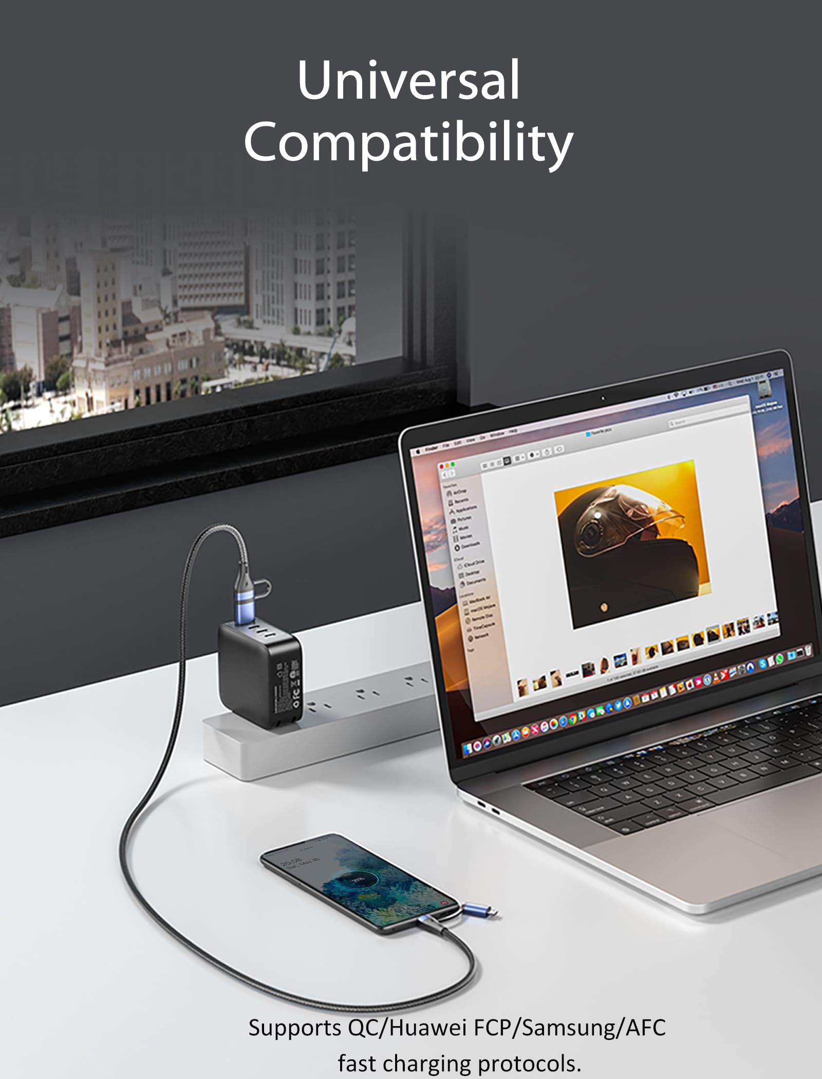 VENTION 3FT USB C to USB A Fast Charging Cable - 100W PD Compatible with Kindle, Android Phones, Tablets & More | Perfect for Home, Office & Travel Charging