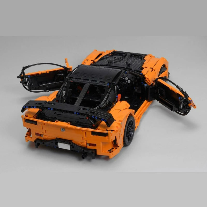 3069PCS MOC 57488 Han's Mazda RX-7 VeilSide Fortune Model Car Kit (1:8 Scale) - Perfect for Car Enthusiasts, Collectors & DIY Builders - Great Gift for Birthday, Christmas & Display in Home/Office