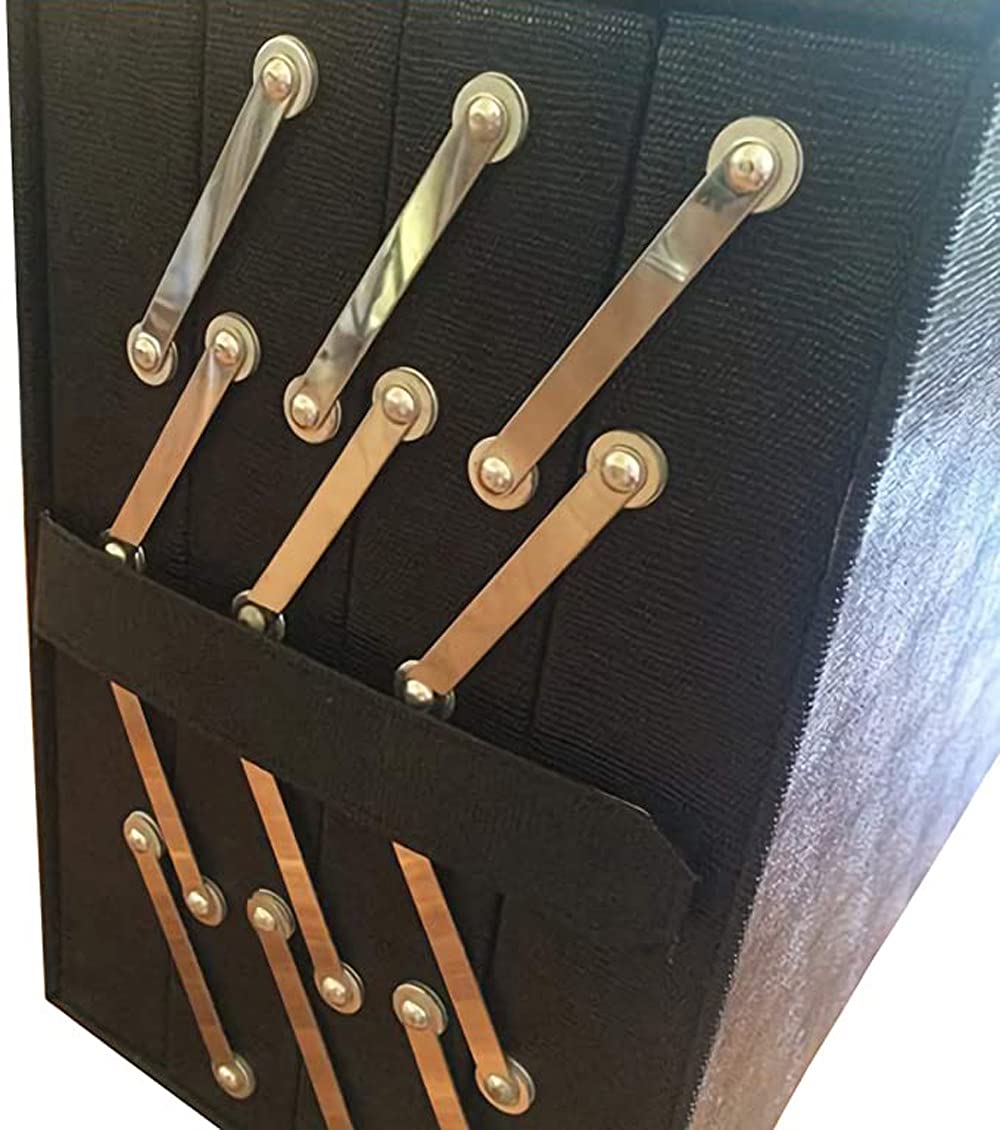Premium PU Leather Foldable Eyeglasses Display Case with Password Key Lock - Secure Storage for 80 Pairs of Sunglasses, Eyewear, Watches & Jewelry - 18.9x8.86x14.17 Inch - Perfect for Retail Stores, Trade Shows & Home Organization