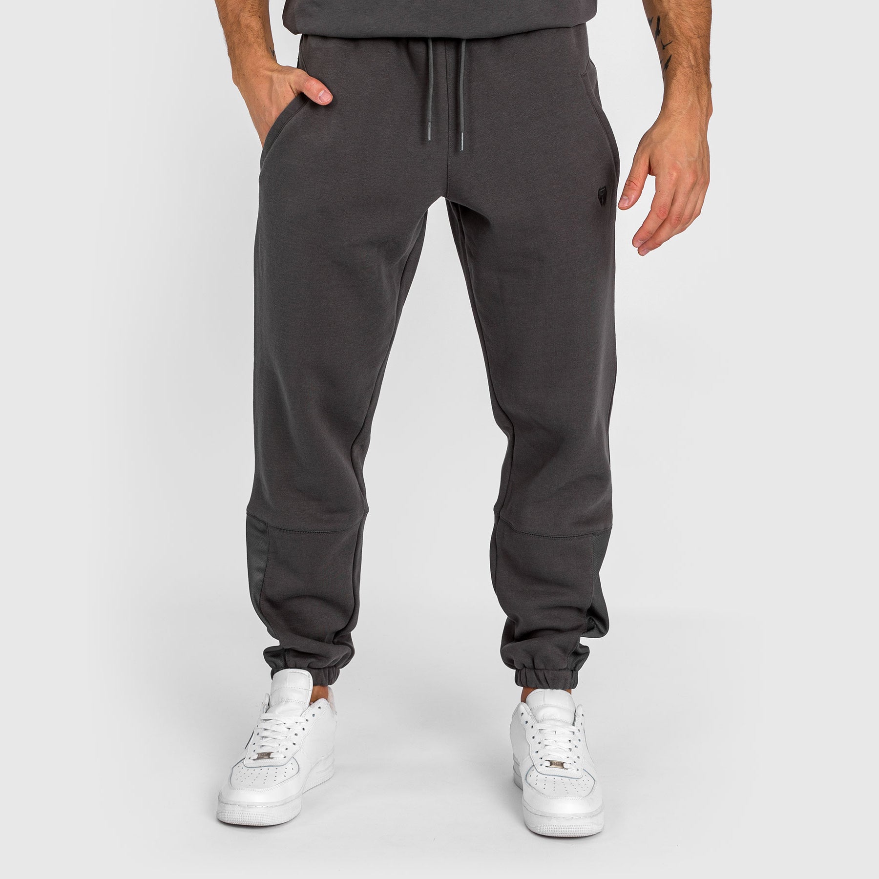 Venum Silent Power Jogger Pants - Lightweight & Breathable Grey Workout Joggers for Men - Perfect for Gym, Running & Casual Wear