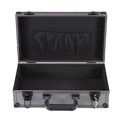 Durable Aluminum Carrying Case with Customizable Foam Insert - Protective Metal Tool Box for Small Tools & Equipment (Multiple Sizes, Gray) - Ideal for Mechanics, DIY Projects & Professional Tool Storage