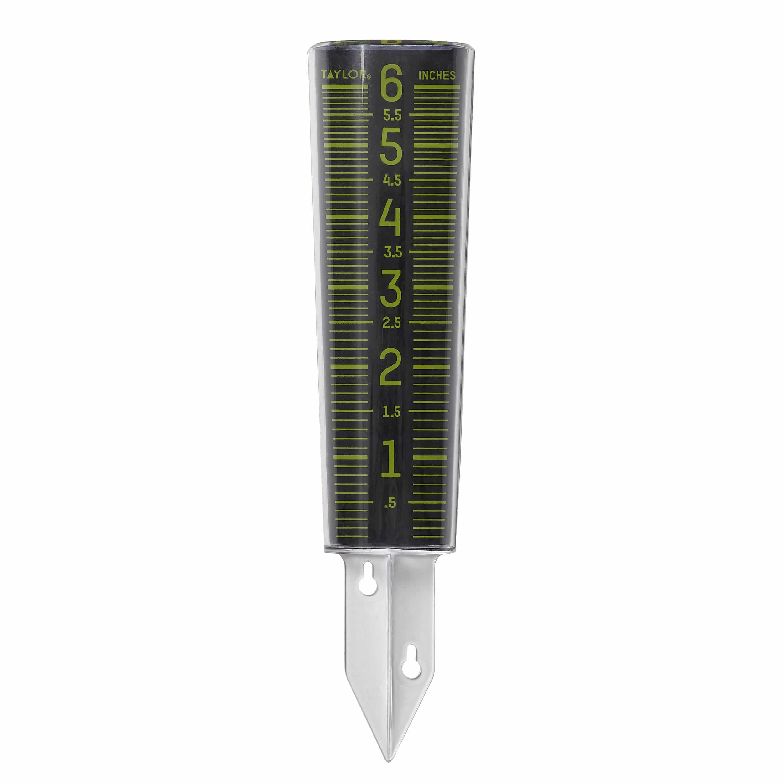 ClearVu 6 Glow in the Dark Rain/Sprinkler Gauge - Accurate Water Measurement for Lawn, Garden & Outdoor Irrigation - Perfect for Homeowners & Gardeners