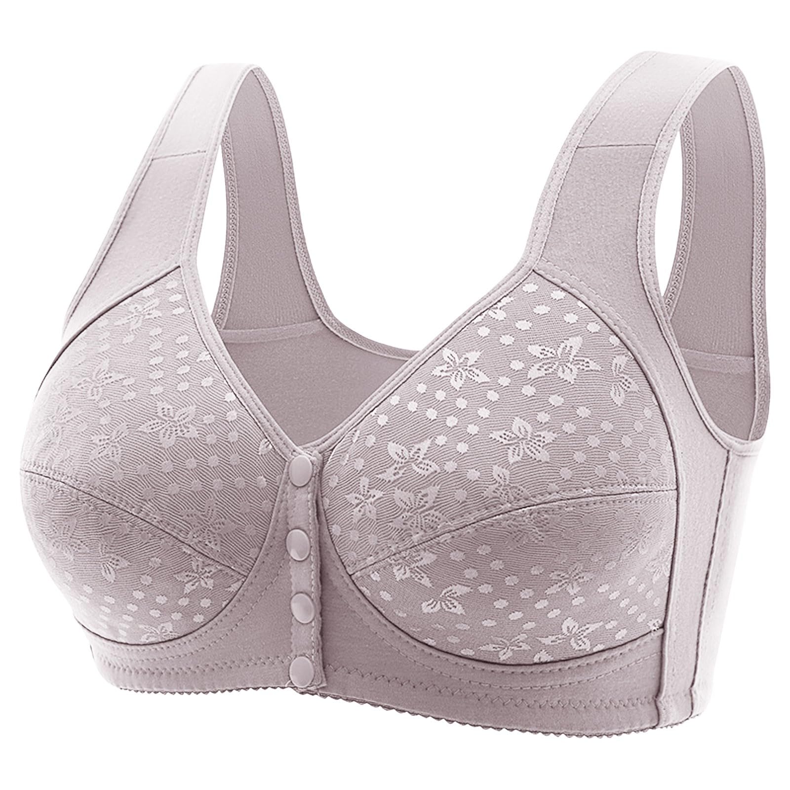 Women's Daisy Bras - 2024 Wireless Full Coverage Front Closure Everyday Bra, Soft Comfort for All-Day Wear | Perfect for Work, Yoga & Relaxation